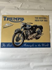 Metal motorcycle sign for sale Metal motorcycle sign for sale  BARTON-UPON-HUMBER