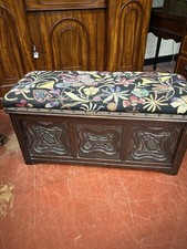 Small upholstered coffer for sale  SAWBRIDGEWORTH