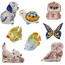 Animali portafortuna ceramica usato  Trapani