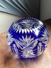 Vase boule cristal d'occasion  Rothau