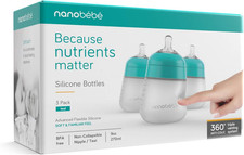 Nanobebe flexy silicone for sale  BARNET