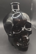 glass decanter skull shaped for sale  Bertram