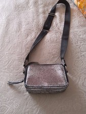 Zara silver crossbody for sale  BRISTOL