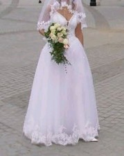 Hochzeitskleid prinzessin spit gebraucht kaufen  München