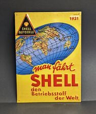 Shell blechschild limitiert gebraucht kaufen  Seelze