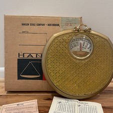 Balança de banheiro vintage Hanson dourada MCM comprar usado  Enviando para Brazil