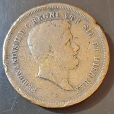 Ferdinando 1840 tornasi usato  Palermo