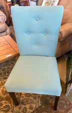 Blue tufted parsons for sale  Wheaton