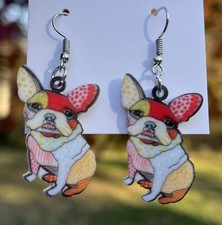 French bulldog earrings for sale  Millington