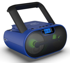 Rádio AM/FM portátil RIPTUNES CD MP3 Boombox Bluetooth microSD AUX W - AZUL comprar usado Rádio AM/FM portátil RIPTUNES CD MP3 Boombox Bluetooth microSD AUX W - AZUL comprar usado  Enviando para Brazil