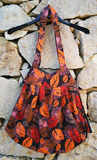 Boho Shoulder Bag Zip Top Fabric Purse Hippie Festival Ethnic Hobo New comprar usado  Enviando para Brazil