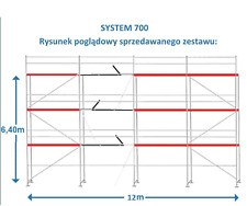 Używany, GERüSTBAU SCAFFOLDING RUSZTOWANIE SYSTEM700 na sprzedaż  PL