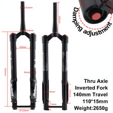 Usado, Garfo universal Boost eixo transversal 110*15mm suspensão mountain bike garfo invertido comprar usado  Enviando para Brazil