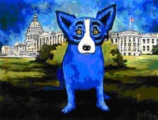 Blue Dog George Rodrigue "Washington Blue Dog" FAÇA OFERTA DSS comprar usado Blue Dog George Rodrigue "Washington Blue Dog" FAÇA OFERTA DSS comprar usado  Enviando para Brazil