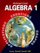 Mcdougal littell algebra for sale  Montgomery