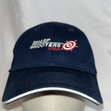 Chapéu Sharp Shooters EUA bordado tiro arma de fogo alcance azul marinho ajustável comprar usado  Enviando para Brazil