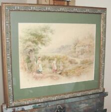 Original victorian watercolour for sale  BURY ST. EDMUNDS