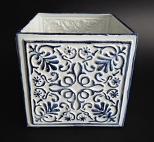 Metal blue white for sale  Silverlake