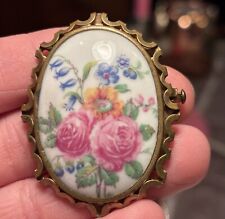 Vtg limoges brooch for sale  Newton Falls