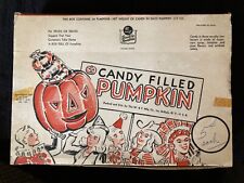 Usado, Caixa de doces vintage de Halloween abóbora cheia de doces 1949 comprar usado  Enviando para Brazil