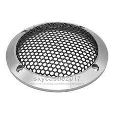 1 peça capa de alto-falante 3" polegadas grade de malha de metal completa proteção circular decorativa, usado comprar usado  Enviando para Brazil