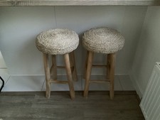 Pair wicker wood for sale  WALSALL