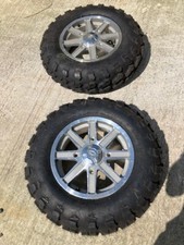Quad tyres wheels for sale  ILFRACOMBE