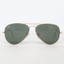Ray-Ban, Okulary przeciwsłoneczne, RB3025, Pilot/Aviator, Złote/Zielone #gF8, używany na sprzedaż  PL