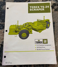 Usado, Folheto raspador Terex TS-24 DCPA25 1971 comprar usado  Enviando para Brazil