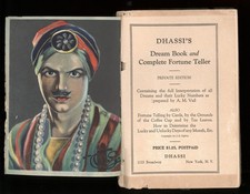 "Dhassi's Dream Book and Complete Fortune Teller" book. Mysticism original VTG comprar usado  Enviando para Brazil