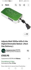 Adjusta watt 1000w for sale  BEVERLEY