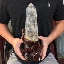 Bergkristall xxxxl belisk gebraucht kaufen  Hamburg