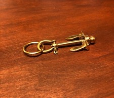 Chaveiro âncora de latão náutico vintage feito à mão presente para usar qualquer chave comprar usado  Enviando para Brazil