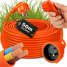PRZEDŁUŻACZ OGRODOWY 50M 3x2,5mm². MOCNY KABEL, używany na sprzedaż  PL