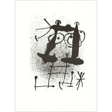 Miro joan lithographie d'occasion Miro joan lithographie d'occasion  Metz-
