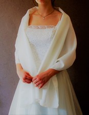 Stola weiß ivory gebraucht kaufen  Köln