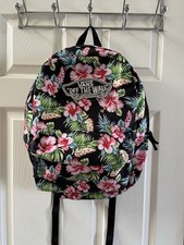 Mochila VANS “Off the Wall” hibisco havaiano multicolorida e preta floral em excelente estado usado, usado comprar usado  Enviando para Brazil