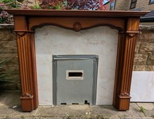 Wood fireplace marble for sale  KEIGHLEY
