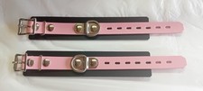 Real leather pink for sale  UK