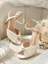 Sandales perles mariage d'occasion  Paris XV