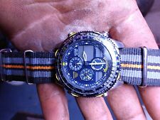 CITIZEN NAVIHAWK WORLD TIME WATCH BLUE ANGELS C300-Q00869 GN-4-S (para reparo) comprar usado  Enviando para Brazil