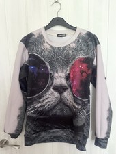Galaxy cat sweatshirt for sale  NEWCASTLE UPON TYNE