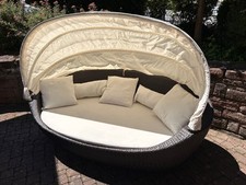 sonnenliege polyrattan gebraucht kaufen  Birkenau