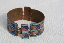 Bracelet émaux cuivre d'occasion  France
