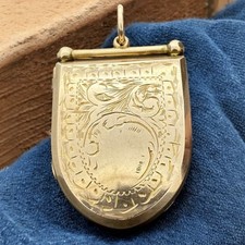 Antique shield locket for sale  CHESTERFIELD