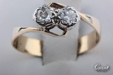 Diamantring antik gelb gebraucht kaufen  München