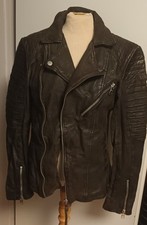 Tigha echtlederjacke dunkelbra gebraucht kaufen Tigha echtlederjacke dunkelbra gebraucht kaufen  Düsseldorf