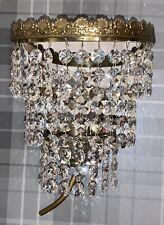 Antique chandelier crystal for sale  LIVERPOOL