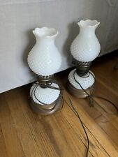 Pair hobnail white for sale  Claremont