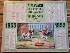 Calendrier postes 1953 d'occasion  Offranville